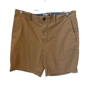 Original Penguin Men's Shorts Size 33 Beige Casual Chino Flat Front